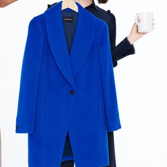 Club Monaco Cobalt Blue Cyella Coat Size XS NWT - Picture 1 of 6